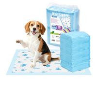 Nobleza Empapadores Perros Pañales 100pcs Desechables para Perros, 60*60cm | Absorbente y Antifugas, Diseño Estampado Lindo, Effectively Deodorizes