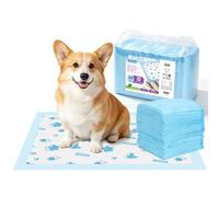 Nobleza Empapadores Perros Pañales 50pcs Desechables para Perros, 60 * 60cm | Absorbente y Antifugas, Diseño Estampado Lindo, Effectively Deodorizes