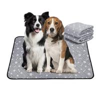 Nobleza Empapadores Reutilizables para Perros, Pack de 2 Almohadillas Entrenamiento Lavables 120x90cm, ¡Absorción Máxima! Impermeables para Coche, Viajes