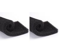 Nobleza - Filtro Esponja Bioquímico de Alta Densidad para Acuario, L32*W12* H2CM, Algodón de Filtración para Pecera,Se Puede Cortar a Voluntad (Paquete de 2)