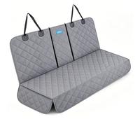 Nobleza Funda Asiento Coche Perro con Cremallera, 137x121CM, Impermeable Antideslizante Cubre Asientos Coche Perro Universal para SUV Familia y Viajes Cushion, Gris