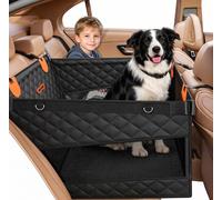 Nobleza Funda de Asiento de Coche para Perros tipo Hamaca, Protector de Asiento Trasero con Ventana de Malla Transpirable, Alfombra Antideslizante e