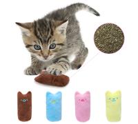 Nobleza - Hierba Gatera Juguete 8PCS,Juguetes del Catnip,Kit de Juguetes de Primera Calidad para Gatos,Puede Utilizarse para Masticar y Limpiar los