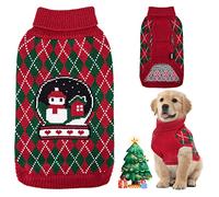 Nobleza - Jerseys de Navidad para Perros y Gatitos, Navidad Mascotas Suéter, Jersey para Perros y Gatitos, Ropa de Invierno cálida Ropa de Invierno Adecuado para Perro Pequeños y Medianos, (Rojo, XL)