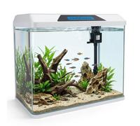 Nobleza - Kit Acuario Cristal 54L con Filtro y Luz LED Kit Iniciación Blanco