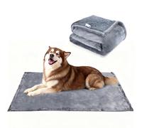 Nobleza Manta Impermeable para Mascotas, Suave y Mullida, para Interior y Exterior, Lavable a Máquina, Gris, 152 * 203cm (XXL)