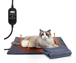 Nobleza Manta Térmica para Gato, Manta Autocalentable para Gatos y Perro, Temperatura Ajustable, Alfombrilla térmica eléctrica para Mascotas 70 * 40CM