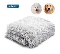 Nobleza Mantas Perros, Manta Suave de Felpa para Gatos y Otras Mascotas, Doble Lado Manta Lavable Color Gris 120*100cm Gris 120*100cm