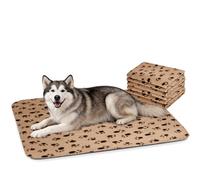 Nobleza Pack de 6 Mantas de Felpa Ultra Suaves para Mascotas Perros, 100 * 160cm Beige