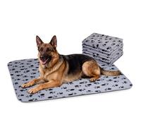 Nobleza Pack de 6 Mantas de Felpa Ultra Suaves para Mascotas Perros, 100 * 160cm Gris
