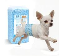 Nobleza Pañales para Perro Macho Talla S (20-40cm) - 20 Unidades - Desechables con Antifugas 360° - Núcleo de Gel UltraAbsorbente para Incontinencia y Viajes