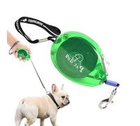 - Nobleza para perros retráctil 8.2 libre, escalera extensible para perros pequeños y medianos - Freno con una mano y bloqueo, cinta reflectante de nailon fuerte - Entrenamiento adicional - Clicker