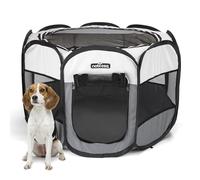 Nobleza - Parque para Perros 92x92x58 cm, Corralito Plegable para Mascotas de Interior y Exterior, Recinto Portátil de Tela Oxford Impermeable para Perros, Gatos y Cachorros