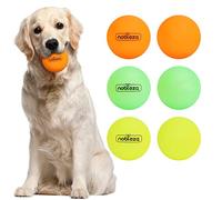 Nobleza Pelota Juguete Perro, 6 unidads Pelota Luminosa Perros, Pelota Interactiva para Perros, Apto para Todas Las Razas de Perro, Luminosa en la Oscuridad (D6cm)