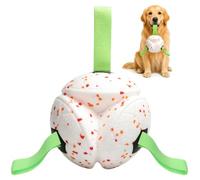 Nobleza Pelota Perro Interactiva con Asas para Tirar y Jugar 15cm | Juguete Interactivo para Perros Medianos y Grandes Pelota Perro Indestructible de Goma Ligera y Elástica para Agua y Tirón