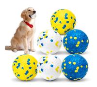 Nobleza Pelota Perro, Pack de 6 Pelotas Perros Indestructible, Pelota Juguete para Perros Duradera y elástica, Apta para Perros Pequeños Medianos Grandes, Ø 7cm