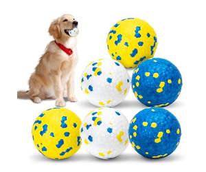 Nobleza Pelota Perro, Pack de 6 Pelotas Perros Indestructible, Pelota Juguete para Perros Duradera y elástica, Apta para Perros Pequeños Medianos Grandes, Ø 7cm