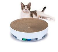 Nobleza Rascador Cartón para Gatos Tableros 2 en 1 con Hierba Gatera, Rascador de Cartón Corrugado, Rascador de Muebles, Disponible en Ambos