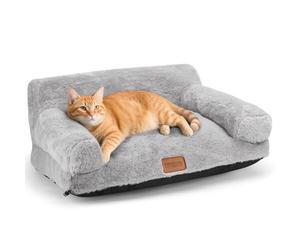Nobleza Sofá Cama Gato 60 x 45 x 30 cm, Cama Ortopédica para Gatos, con Funda Extraíble y Base Antideslizante, Suave y Lavable Cama Perro Pequeño,