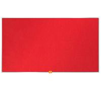 Nobo 1905311 - Tablero panorámico rojo de fieltro de 40"