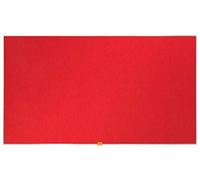 Nobo 1905312 - Tablero panorámico rojo de fieltro de 55"