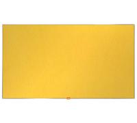 Nobo 1905320 - Tablero panorámico amarillo de fieltro de 55"