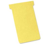 Nobo 2203004 Blister - Paquete de tarjetas en T (100 unidades), color amarillo