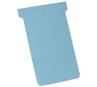 Nobo 2203006 - Paquete de tarjetas en T (100 unidades), color azul