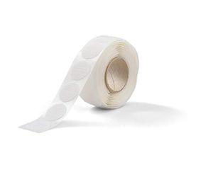 Nobo 35034754 - Círculos autoadhesivos de velcro (100 unidades), blanco