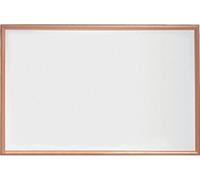 Nobo Basic - Pizarra en melanina, con marco en pino, mediana 900 x 600 mm, color blanco