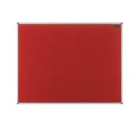 Nobo - Basic tablón para notas Rojo Aluminio