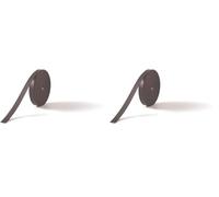 Nobo - Cinta adhesiva magnética (10 mm x 5 m), negro (Paquete de 2)
