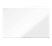 Nobo Pizarra Magnética de Acero, Marco de Aluminio, Fijado a la Pared con Montaje en las Esquinas, Bandeja para Rotuladores, Gama Essence, Blanco, 1905212, 1500 x 1000mm