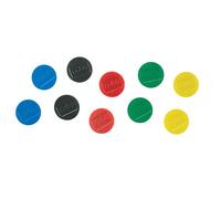 Nobo Imanes para Pizarra Blanca, 38 mm, Paquete de 10, 1915318, Variedad de Colores