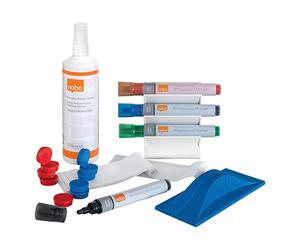 Nobo Kit de inicio para pizarra blanca
