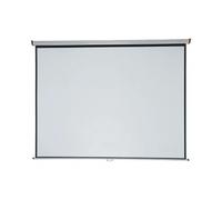 Nobo Pantalla de Proyector para Techo y Pared, Superficie de Proyección Portátil Color Blanco Mate, Gran Amplitud, Altura Ajustable, Apertura Manual, 2400 x 1813mm, 1902394