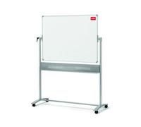 Pizarra blanca móvil de melamina Basic Nobo, 1200 × 900 mm - 1905239