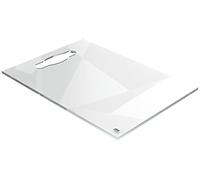Nobo Pizarra Blanca de Escritorio, Tamaño A4, Borrado en Seco, Tablero de Notas Fácil de Transportar, Sin Marco, Oficina y Hogar, Incluye Rotulador, Transparente, 210 x 297 mm, 1915613