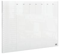 Nobo Pizarra Blanca Magnética para Escritorio y Pared, Planificador Semanal Tama