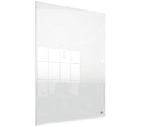 Nobo Pizarra Blanca Magnética para Escritorio y Pared, Portátil, Borrado en Seco, Sin Marco, Incluye Rotulador y Soportes, Transparente, 600 x 450 mm, 1915618