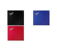 Nobo Pizarra Blanca Pequeña Magnética, Limpiado en Seco, Sin Marco, Sistema de Montaje en Pared Oculto, Incluye Rotulador e Imanes, Blue, 450 x 450mm, 1903953