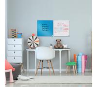 Nobo pizarra magnética 36 x 36 cm azul