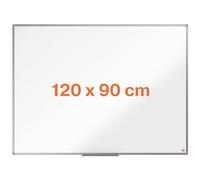 Nobo Essence pizarra blanca magnética esmaltada de 120 x 90 cm