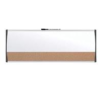 Pizarra blanca magnética pequeña con tablero de anuncios de corcho Nobo 585x430mm - 1903810