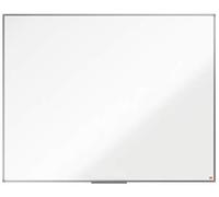 Nobo Pizarra No Magnética de Melamina, 1500 x 1200 mm, Marco de Aluminio, Fijado a la Pared con Montaje en las Esquinas, Bandeja para Rotuladores, Gama Essence, Blanco, 1915208