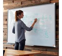 Nobo Premium Plus pizarra magnética de acero lacado de 120 x 90 cm.