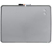 Nobo SlimLine Pizarra magnética, 580x430m, Marco plástico, Plateado, QB05742C