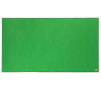 Nobo Tablero Panorámico de Fieltro, 890 x 500mm, Marco Fino, Sistema de Instalación InvisaMount, Impression Pro, Verde, 1915425