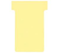 Nobo Tarjetas Organizativas Imprimibles, AMARILLO, Tamaño 3, Pack de 80 Recambios de Tarjetas para Planificar, Planificador Industrial de Pared para Oficina, 2403005