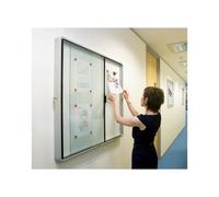 Nobo - Vitrina interior Puerta Corredera Metal 12 hojas